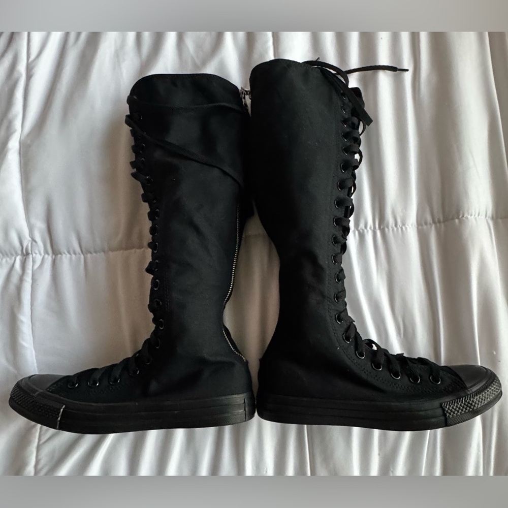 Converse Chuck Taylor All Star XXHi 7.5
Women/5.5 Men Black Knee Hi Punk Grunge - Picture 10 of 13